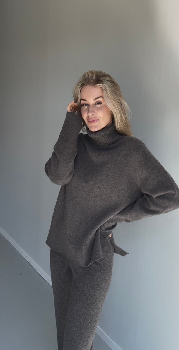 Amuse Lilly bukse kashmir, Choco - Image 4