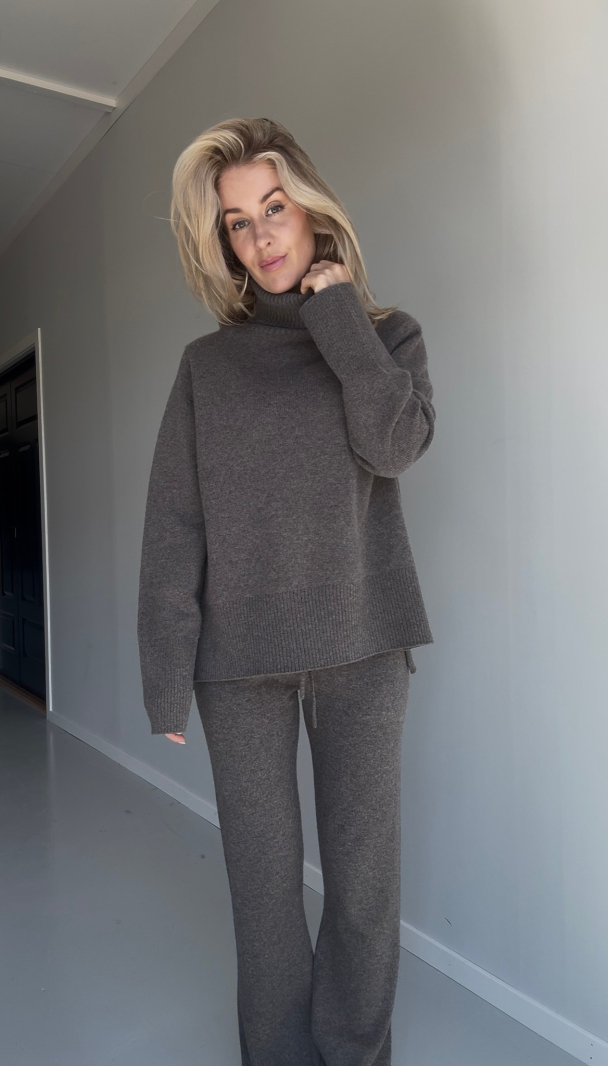 Amuse Lilly bukse kashmir, Choco - Image 5