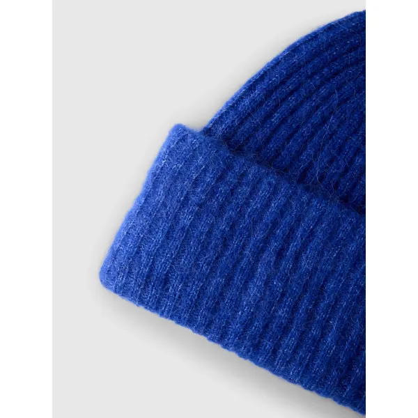 Lulu Knit Beanie Blue