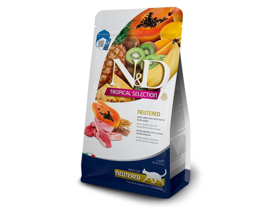 FARMINA CAT TROPICAL SELECTION LAMB NEUTERED 5 kg