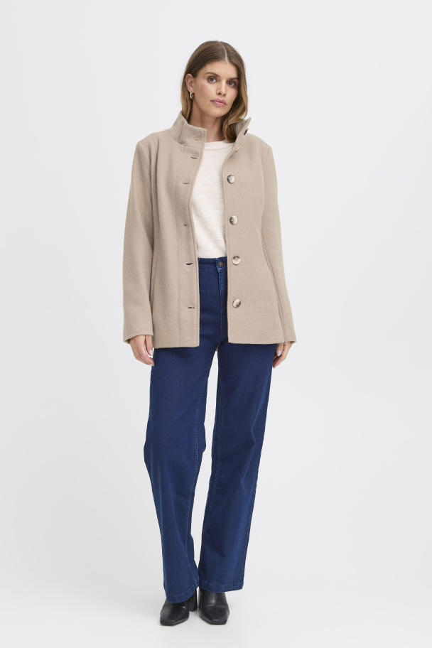 FRevilla Jakke Sand - Image 2