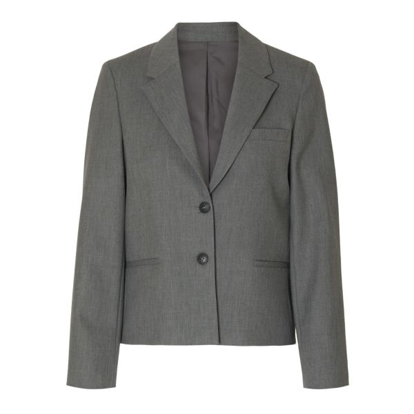 Rita Lano Blazer - Medium Grey Melange 
