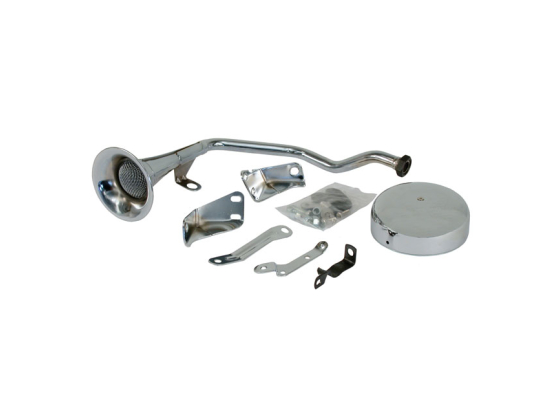Early style trumpet horn kit. 6-volt. 