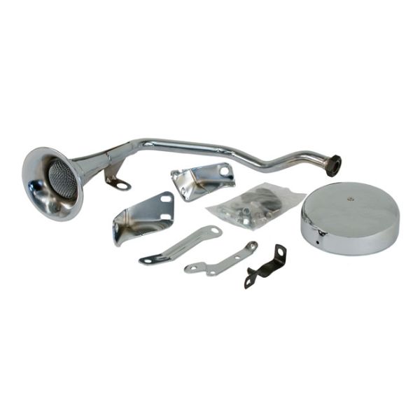 Early style trumpet horn kit. 6-volt. 
