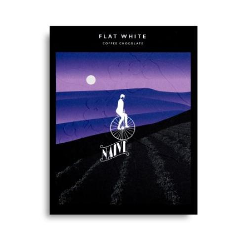 Chocolate Naive Flat White dark milk 61% 50g