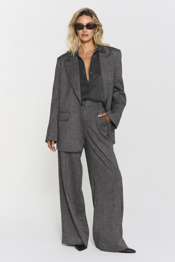 Minka Belted Blazer - Salt & Pepper  - Image 3