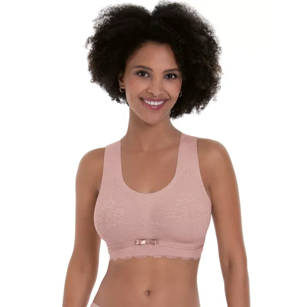 Bralette padded cups, Rosewood