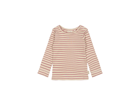Genser Modal, Nostalgic Rose/off white - Petit Piao