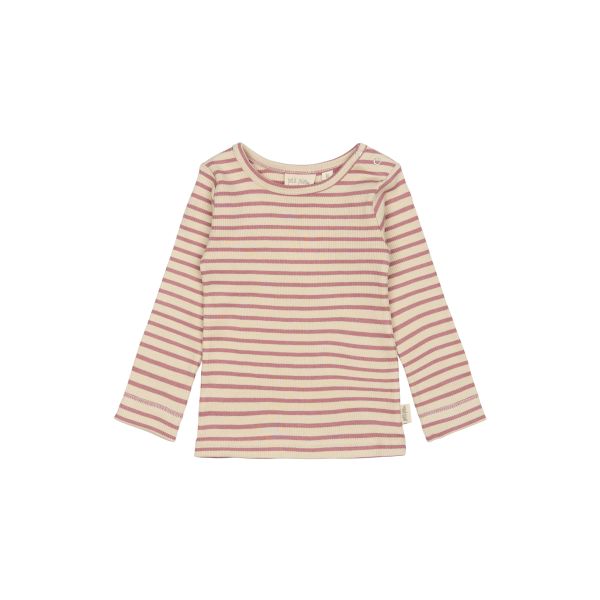 Genser Modal, Nostalgic Rose/off white - Petit Piao
