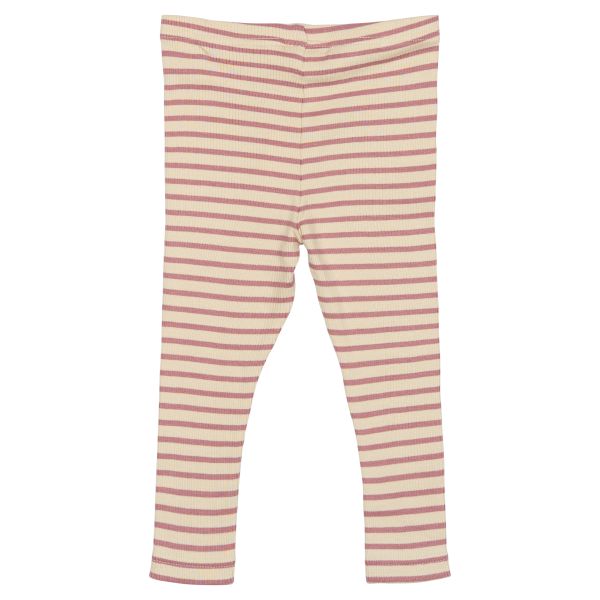 Legging Modal, Nostalgic Rose/off white - Petit Piao
