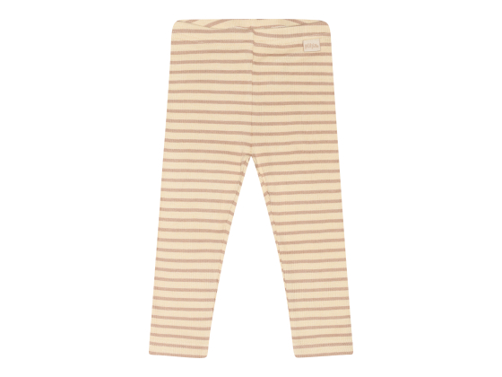 Legging Modal, Light sand/dark off white - Petit Piao