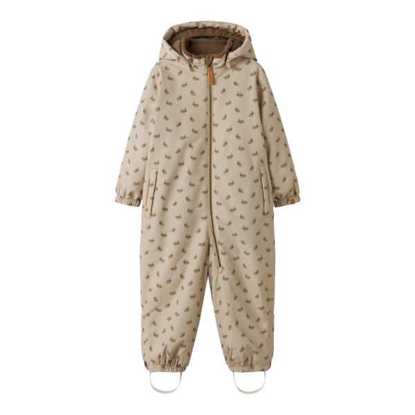 LaSnow Vinterdress, Oxford Tan / Rabbit - Lil' Atelier