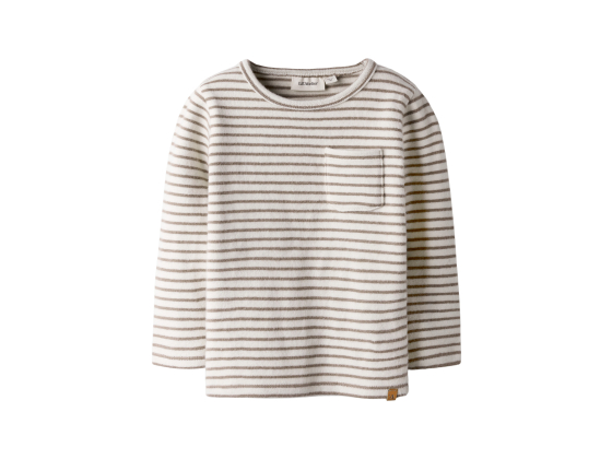 Thoro Slim Top, Turtledove/Sepia Tint - Lil' Atelier