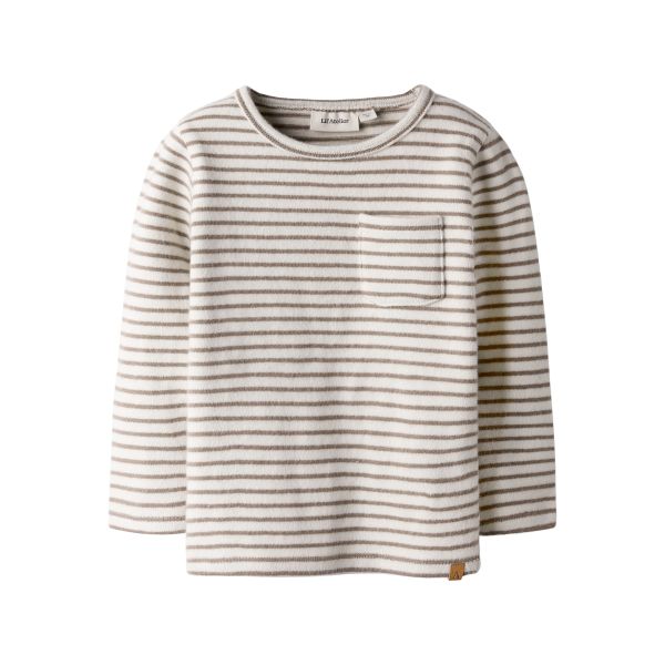 Thoro Slim Top, Turtledove/Sepia Tint - Lil' Atelier