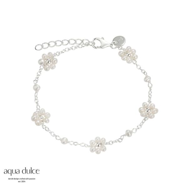 Armbånd - Daisy Pearl (Sølv)