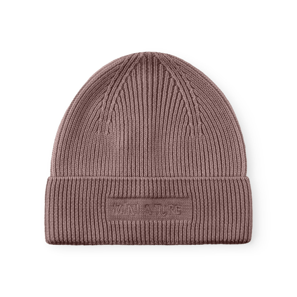 MATBOJE Wool Beanie - Peppercorn Plum