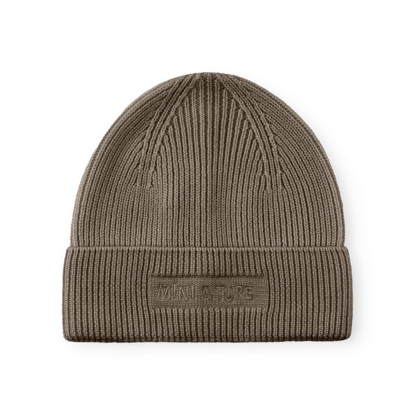 MINI A TURE | MATBOJE Wool Beanie - Tarmac Green