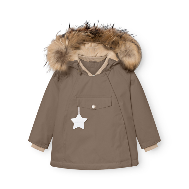 MATWANG Vinterjakke Fur Fleece - Morel Grey - Image 1