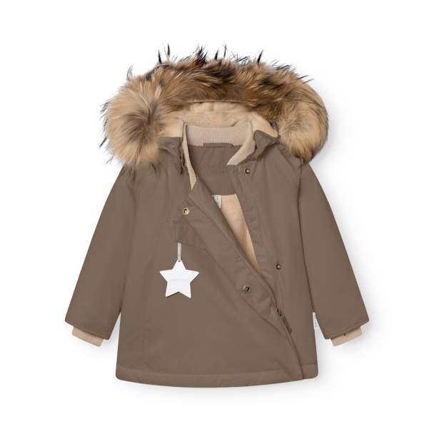 MATWANG Vinterjakke Fur Fleece - Morel Grey - Image 3