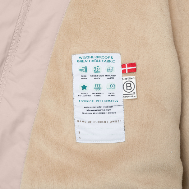 MATWANG Vinterjakke Fleece - Cloudy Rose - Image 6