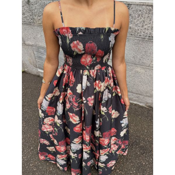Taffeta Gown -  Poppy