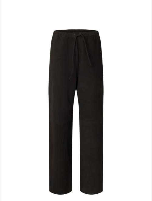 Fia Suede Pants - Espresso 