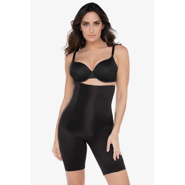 'Miraclesuit' hi waist thigh slimmer, black