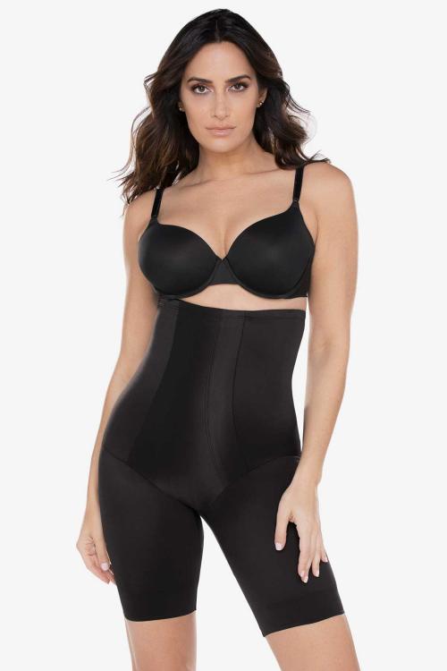'Miraclesuit' hi waist thigh slimmer, black