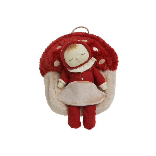 Hopalong Mushroom Backpack - Red - Image 3