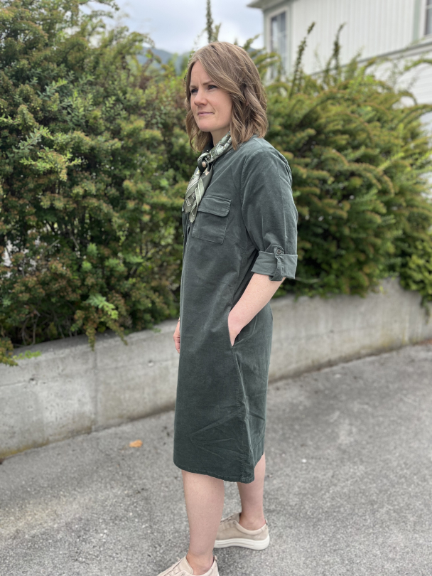 Bessie kjole Ella Cordfløyelskjole - Image 3