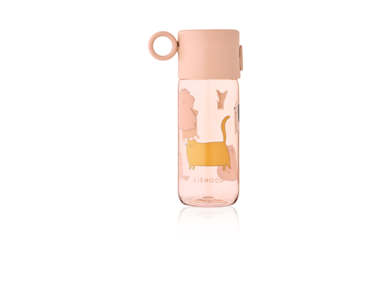 Clemence Tritan Bottle 350 ml, Cats and Dogs/Sandy - Liewoos