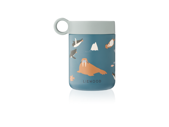 Kiani Printed Food Jar, Arctic Sea/Ocean view - Liewood