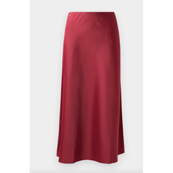 Pella Midi Skirt - Tibetan Red