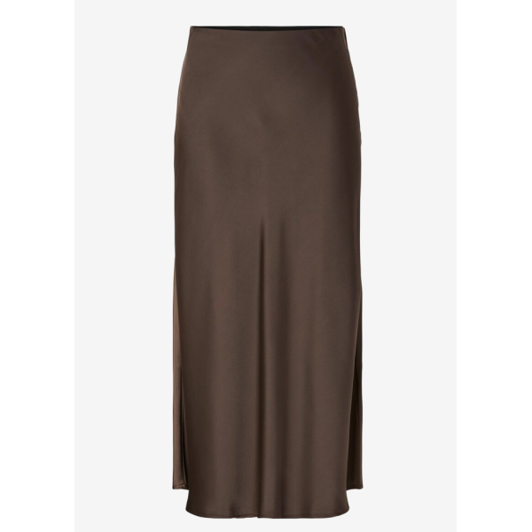 Pella Midi Skirt - Chocolate