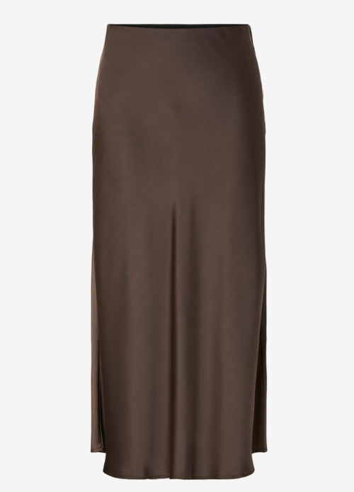Pella Midi Skirt - Chocolate
