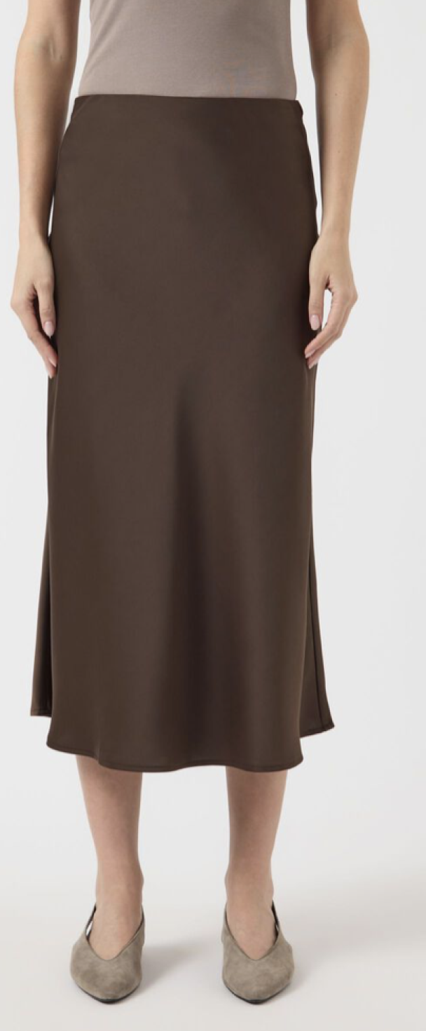 Pella Midi Skirt - Chocolate - Image 2