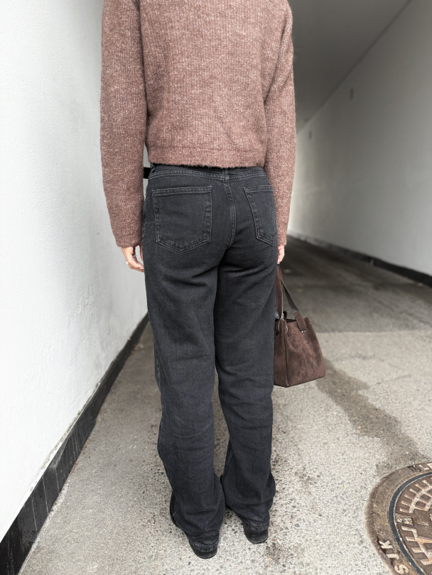 Bea Kori Jeans Straight - Black Denim - Image 3