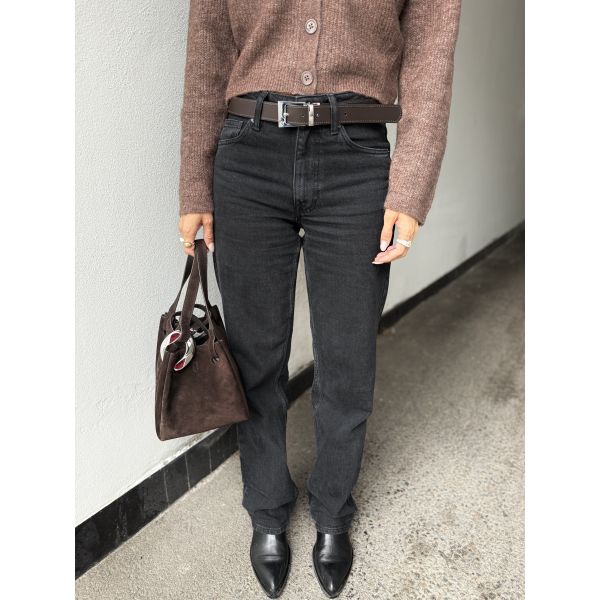 Bea Kori Jeans Straight - Black Denim