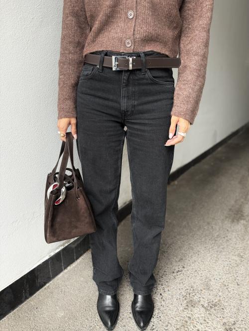 Bea Kori Jeans Straight - Black Denim