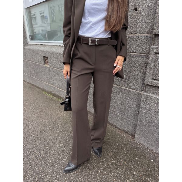 Rita Wide Pant - Delicioso Melange