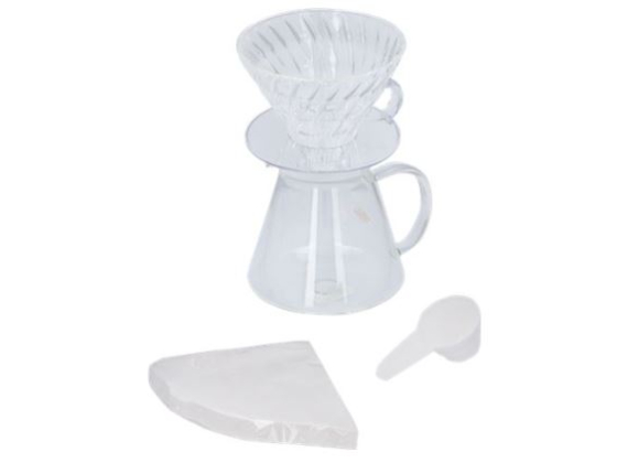 Hario V60 Glass Bryggesett