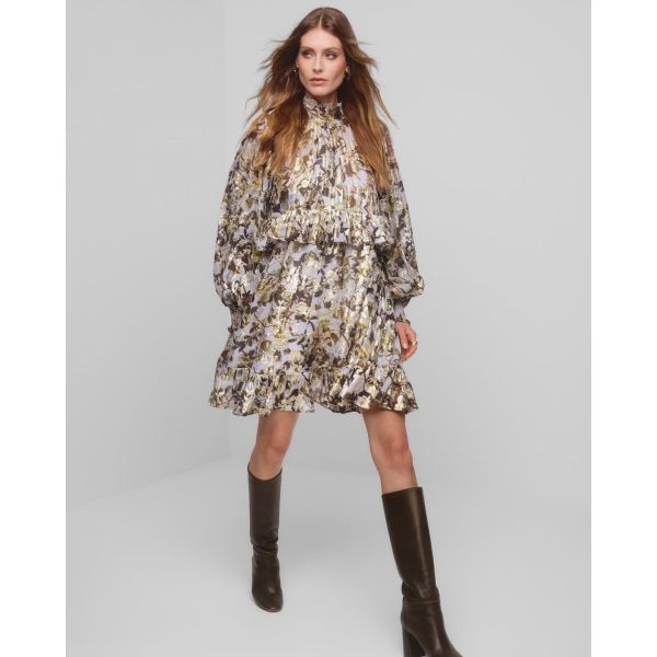 Georgette Tieband Dress - October Field 