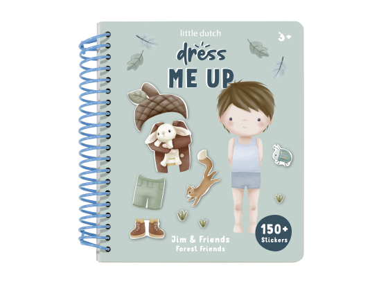Utkledningsbok - Jim&Friends; Forest Friends