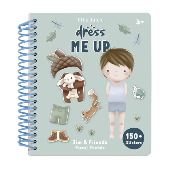 Utkledningsbok - Jim&Friends; Forest Friends