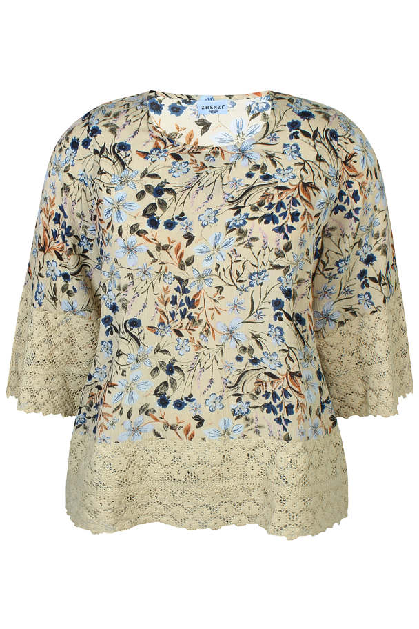 Zhenzi Opha bluse med 3/4-dels arm - Image 4