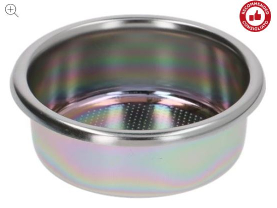 Baristapro filter 2 kopp for 58 mm NANOTECH 20 gram