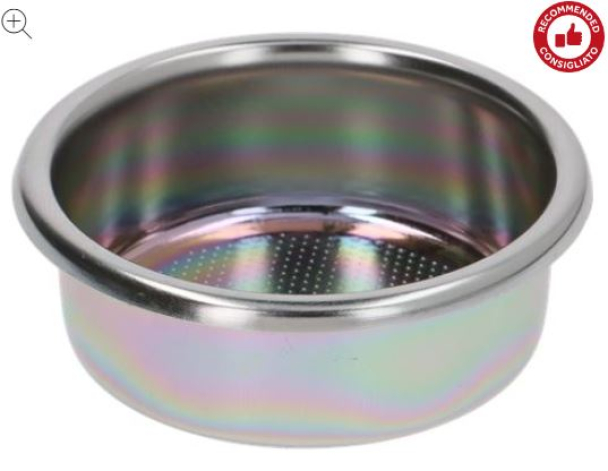 Baristapro filter 2 kopp for 58 mm NANOTECH 18 gram