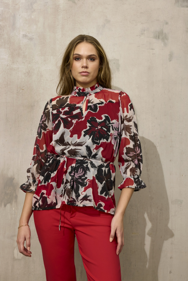 Ze-Ze Clio bluse med 3/4-dels arm - Image 3