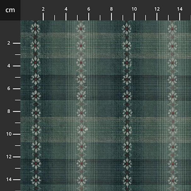 Tochio Yarn- Dyed 4547- 368 blå-grønn