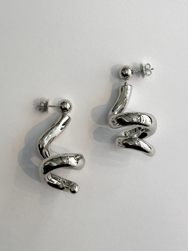 WILLOW EARRINGS SILVER 